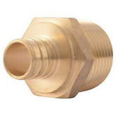 SharkBite UC139LFA Adapter, 3/4 x 1 in, Barb x MIP, Brass, 200 psi Pressure